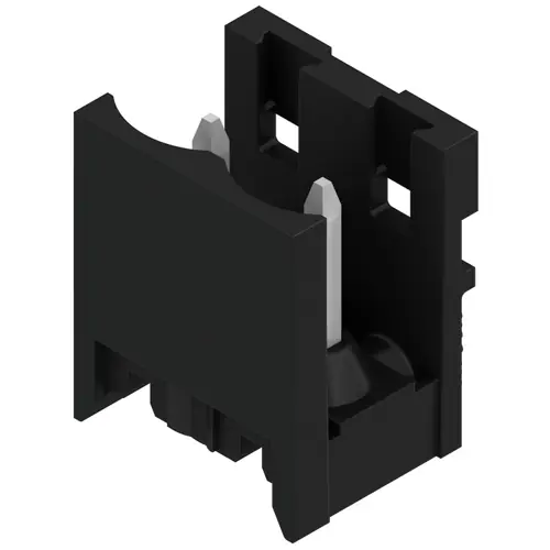 Wochenendangebot Stiftleiste, 2-polig, RM 5.08 mm, gerade, schwarz, 1821100000