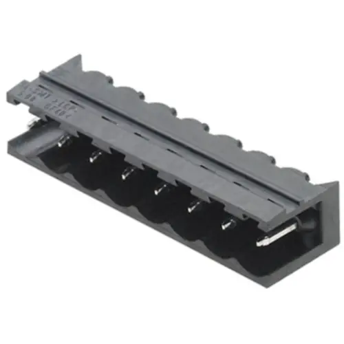 Stiftleiste, 3-polig, RM 5.08 mm, abgewinkelt, schwarz, 1821170000 Begrenztes Angebot