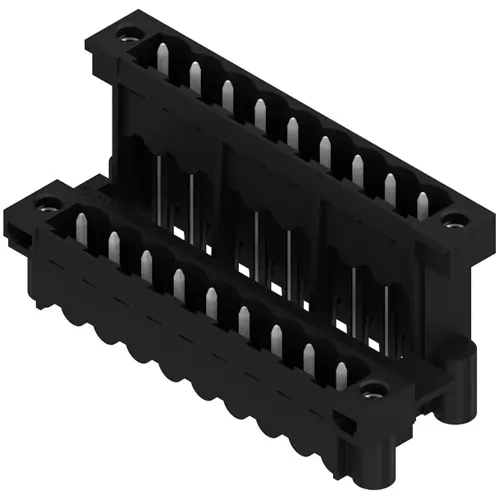 Stiftleiste, 18-polig, RM 5.08 mm, gerade, schwarz, 1828960000 Sichere Zahlung