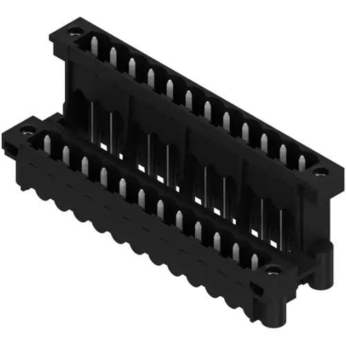 Stiftleiste, 24-polig, RM 5.08 mm, gerade, schwarz, 1828990000 Highlight