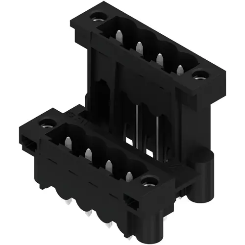 Stiftleiste, 8-polig, RM 5.08 mm, gerade, schwarz, 1829030000 Neu