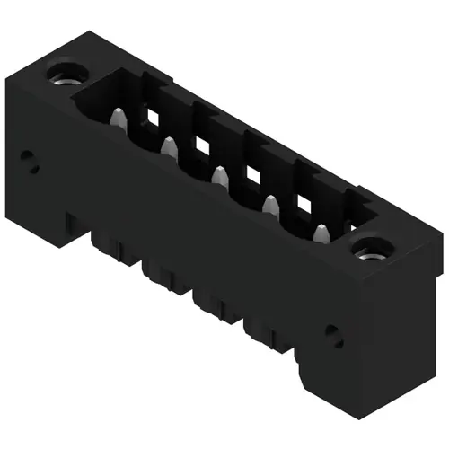 Bestpreis Stiftleiste, 5-polig, RM 5.08 mm, gerade, schwarz, 1837330000