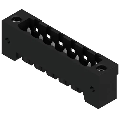 Stiftleiste, 6-polig, RM 5.08 mm, gerade, schwarz, 1837340000 Direktkauf