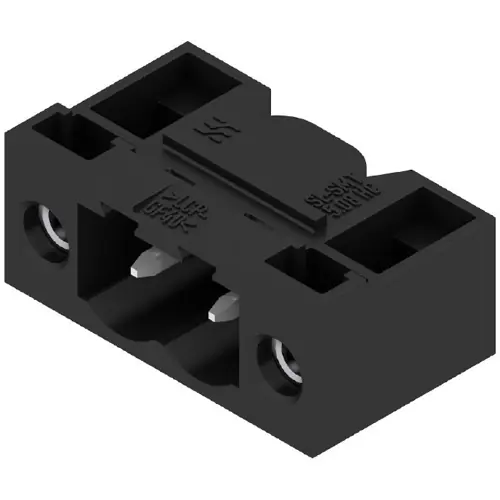 Stiftleiste, 2-polig, RM 5.08 mm, abgewinkelt, schwarz, 1837630000 Must-Have