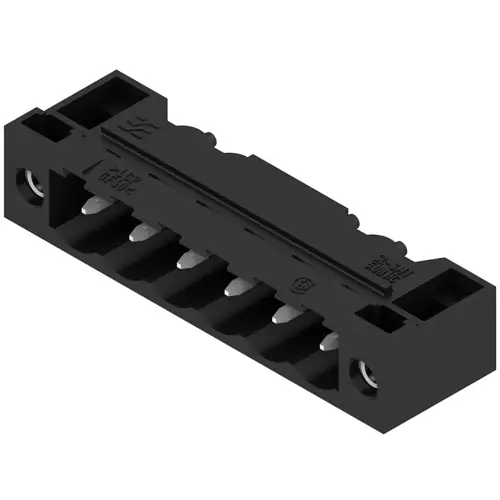 Nur Heute Stiftleiste, 6-polig, RM 5.08 mm, abgewinkelt, schwarz, 1837670000