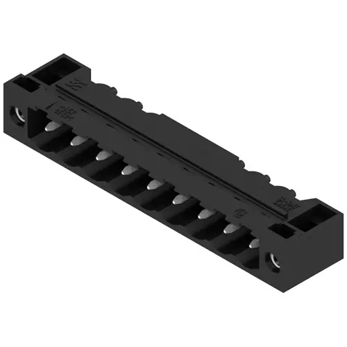 Angebot Stiftleiste, 9-polig, RM 5.08 mm, abgewinkelt, schwarz, 1837700000
