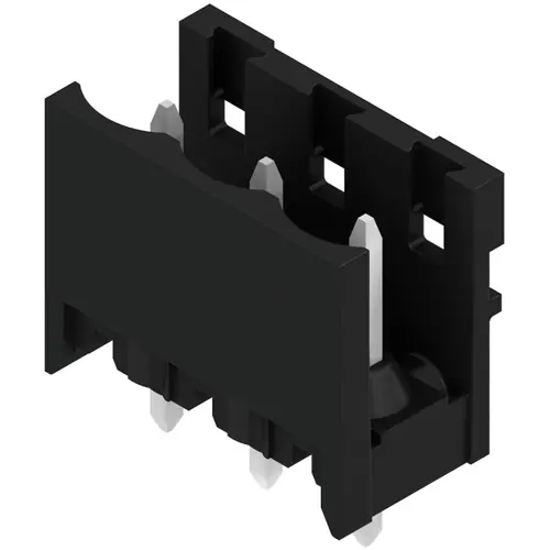 Top-Preis Stiftleiste, 3-polig, RM 5.08 mm, gerade, schwarz, 1837990000