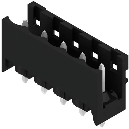 Solange Der Vorrat Reicht Stiftleiste, 5-polig, RM 5.08 mm, gerade, schwarz, 1838010000