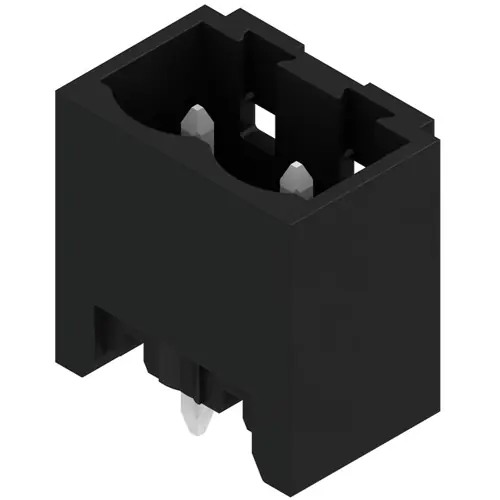Beliebt Stiftleiste, 2-polig, RM 5.08 mm, gerade, schwarz, 1838210000