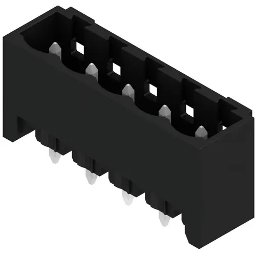 Markenware Stiftleiste, 5-polig, RM 5.08 mm, gerade, schwarz, 1838240000