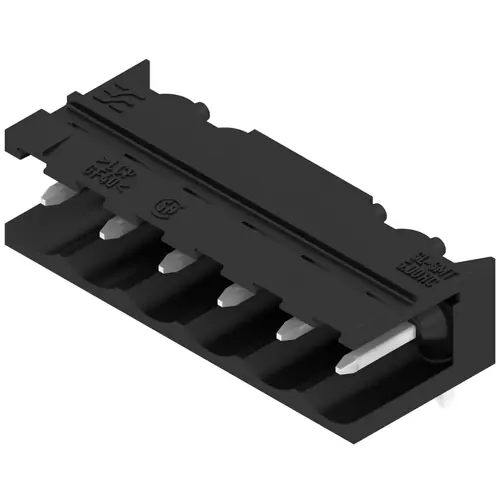 Gratis Versand Stiftleiste, 6-polig, RM 5 mm, abgewinkelt, schwarz, 1839930000