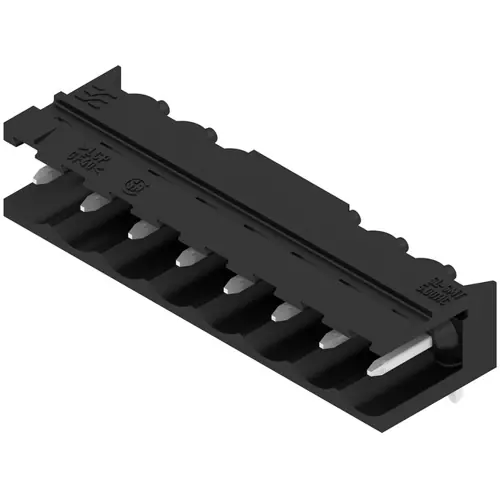 Sonderaktion Stiftleiste, 8-polig, RM 5 mm, abgewinkelt, schwarz, 1839950000