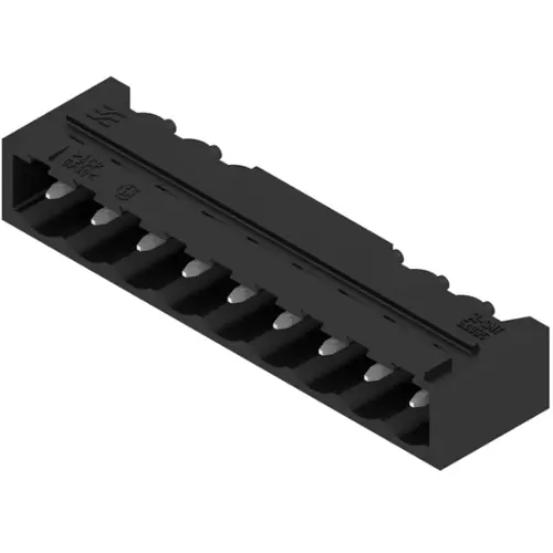Stiftleiste, 9-polig, RM 5 mm, abgewinkelt, schwarz, 1840190000 Sonderangebot