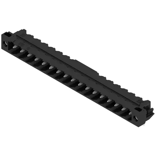 Nur Für Kurze Zeit Stiftleiste, 17-polig, RM 5 mm, abgewinkelt, schwarz, 1840500000