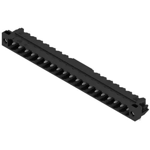 Stiftleiste, 19-polig, RM 5 mm, abgewinkelt, schwarz, 1840520000 Nur Heute