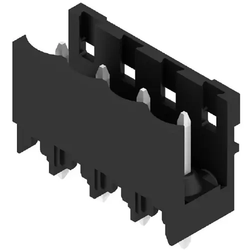 Stiftleiste, 4-polig, RM 5 mm, gerade, schwarz, 1840940000 Letzte Chance