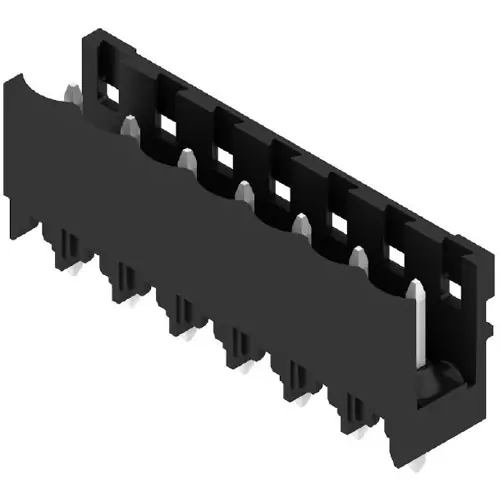 Stiftleiste, 7-polig, RM 5 mm, gerade, schwarz, 1840970000 Markenware