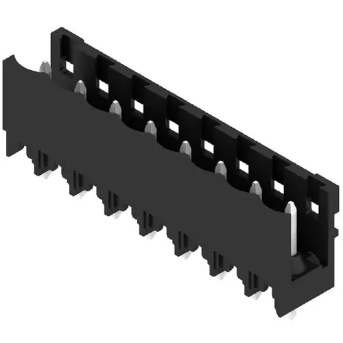 Highlight Stiftleiste, 8-polig, RM 5 mm, gerade, schwarz, 1840980000