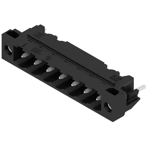 Direktkauf Stiftleiste, 7-polig, RM 5 mm, gerade, schwarz, 1841440000