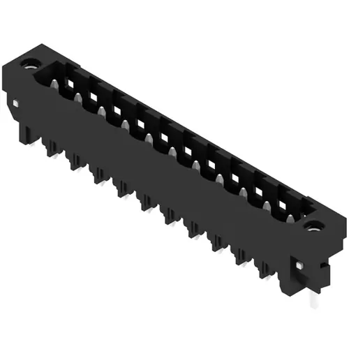 Ausverkauf Stiftleiste, 11-polig, RM 5 mm, gerade, schwarz, 1841480000