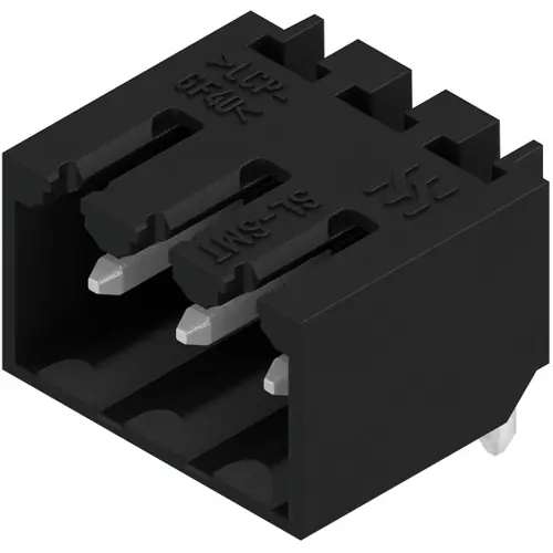 Nur Heute Stiftleiste, 3-polig, RM 3.5 mm, abgewinkelt, schwarz, 1841640000