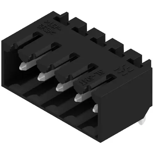 Aktuell Stiftleiste, 5-polig, RM 3.5 mm, abgewinkelt, schwarz, 1841660000