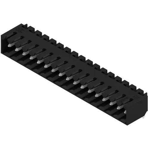 Stiftleiste, 17-polig, RM 3.5 mm, abgewinkelt, schwarz, 1841780000 Kostenloser Versand