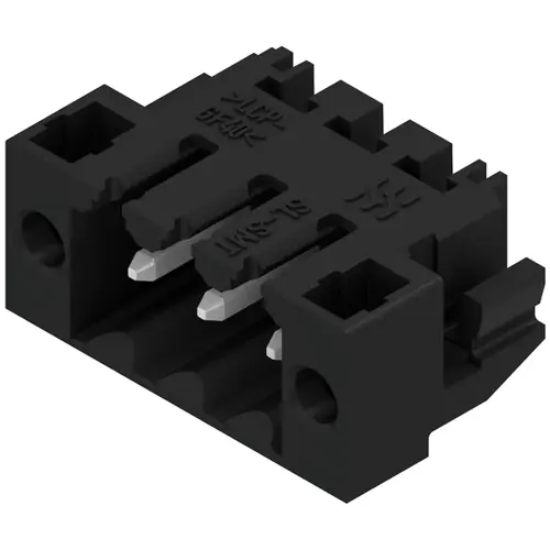 Versand Am Gleichen Tag Stiftleiste, 3-polig, RM 3.5 mm, abgewinkelt, schwarz, 1841870000