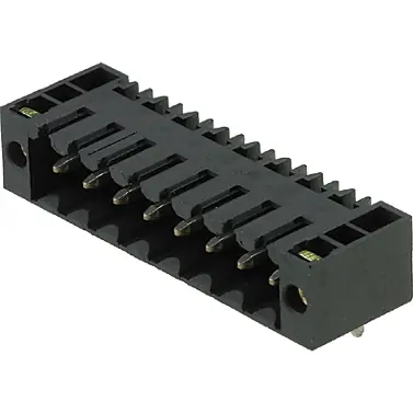 Stiftleiste, 10-polig, RM 3.5 mm, abgewinkelt, schwarz, 1842160000 Neu