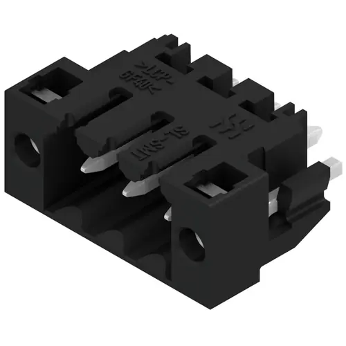 Stiftleiste, 3-polig, RM 3.5 mm, gerade, schwarz, 1842550000 Sale