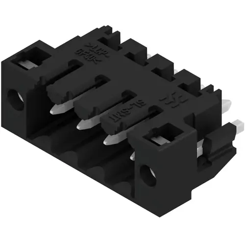 Stiftleiste, 4-polig, RM 3.5 mm, gerade, schwarz, 1842560000 Kostenfreie Lieferung