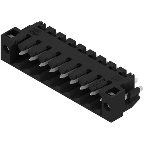 Highlight Stiftleiste, 9-polig, RM 3.5 mm, gerade, schwarz, 1842610000