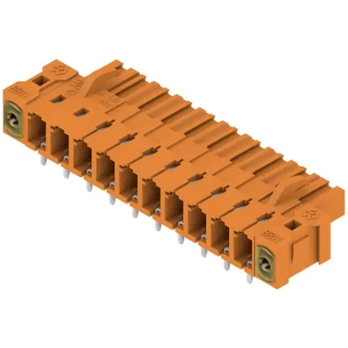 Finale Aktion Stiftleiste, 10-polig, RM 5.08 mm, abgewinkelt, orange, 1843830000