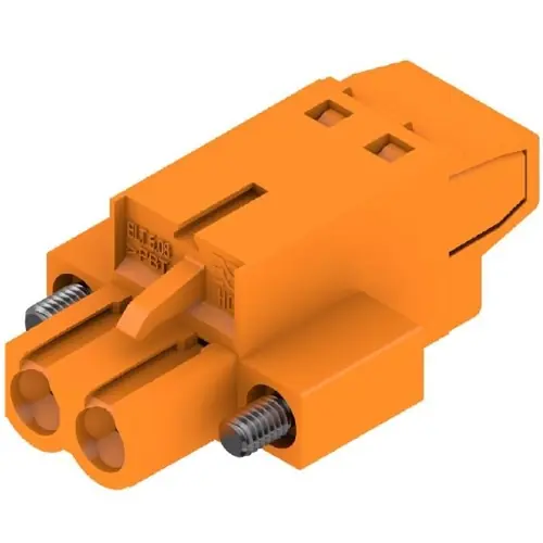 Sonderangebot Stiftleiste, 2-polig, RM 5.08 mm, gerade, orange, 1843990000