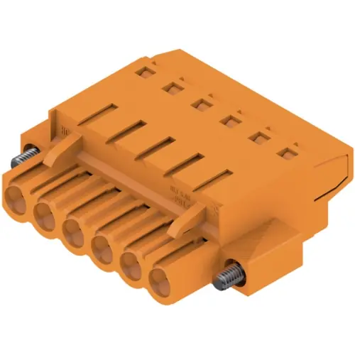 Sofort Bestellen Stiftleiste, 6-polig, RM 5.08 mm, gerade, orange, 1844030000