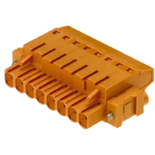 Schneller Versand Stiftleiste, 8-polig, RM 5.08 mm, gerade, orange, 1844050000