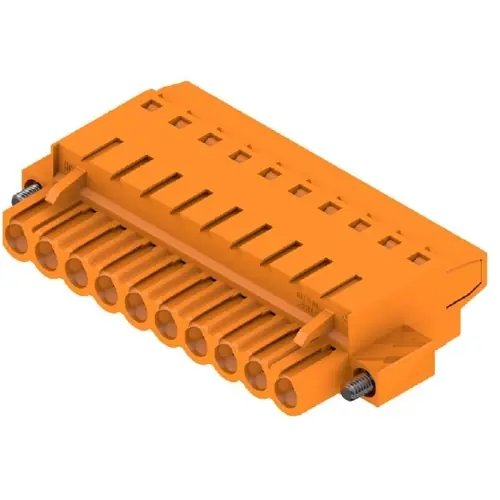 Stiftleiste, 10-polig, RM 5.08 mm, gerade, orange, 1844070000 Direkt Vom Hersteller
