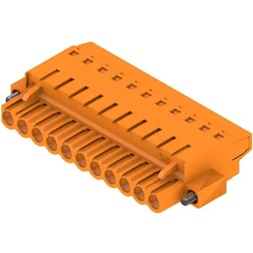 Super-Preis Stiftleiste, 11-polig, RM 5.08 mm, gerade, orange, 1844080000