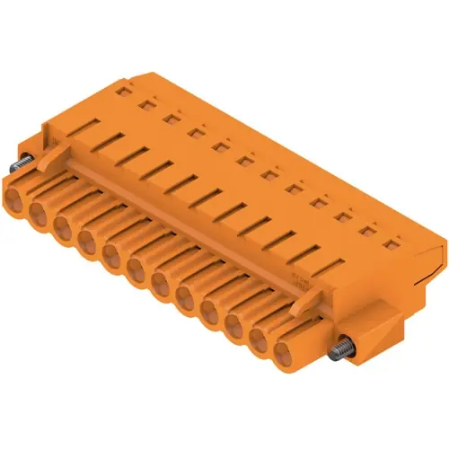 Echt Stiftleiste, 12-polig, RM 5.08 mm, gerade, orange, 1844090000
