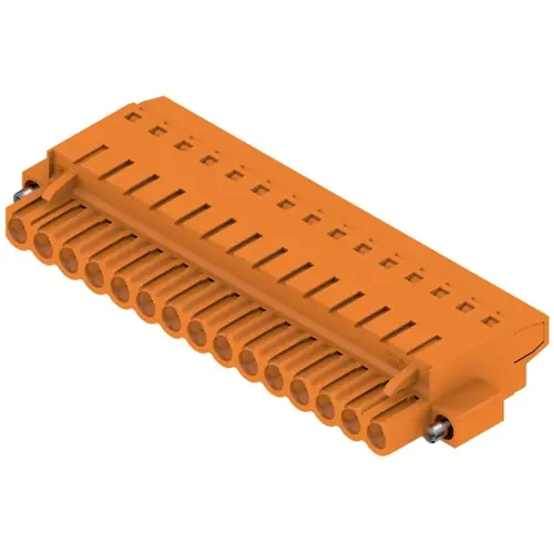 Versand Am Gleichen Tag Stiftleiste, 15-polig, RM 5.08 mm, gerade, orange, 1844120000