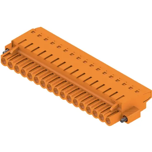 Stiftleiste, 17-polig, RM 5.08 mm, gerade, orange, 1844140000 Nur Heute