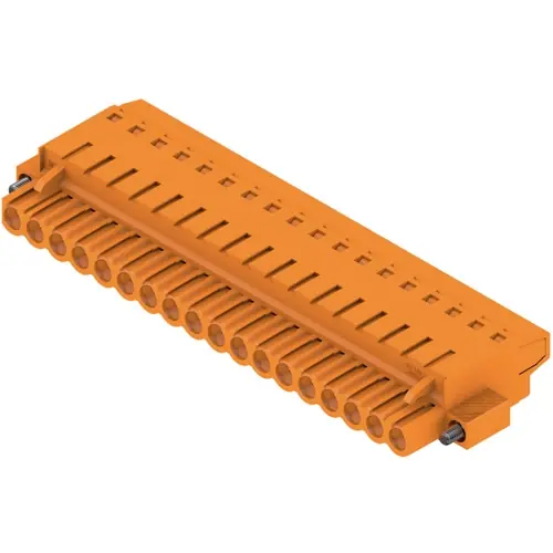 Stiftleiste, 18-polig, RM 5.08 mm, gerade, orange, 1844150000 Sonderaktion