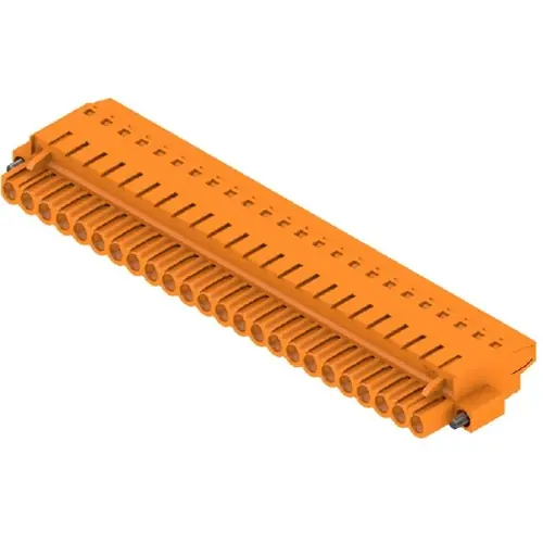 Neu Stiftleiste, 24-polig, RM 5.08 mm, gerade, orange, 1844210000