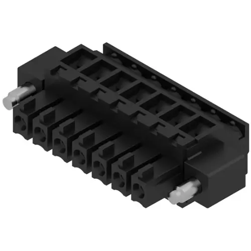 Buchsenleiste, 7-polig, RM 3.81 mm, abgewinkelt, schwarz, 1845690000 Sale