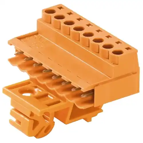 Finale Aktion Stiftleiste, 6-polig, RM 5.08 mm, gerade, orange, 1846060000