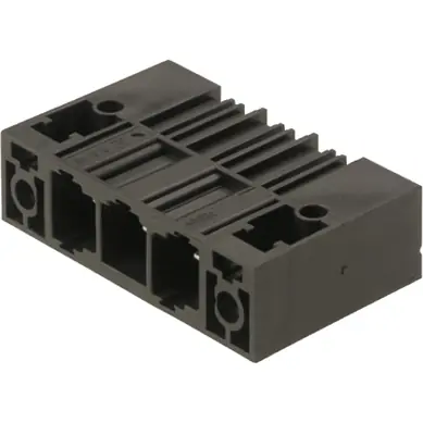 Angebot Stiftleiste, 6-polig, RM 10.16 mm, abgewinkelt, schwarz, 1851080000