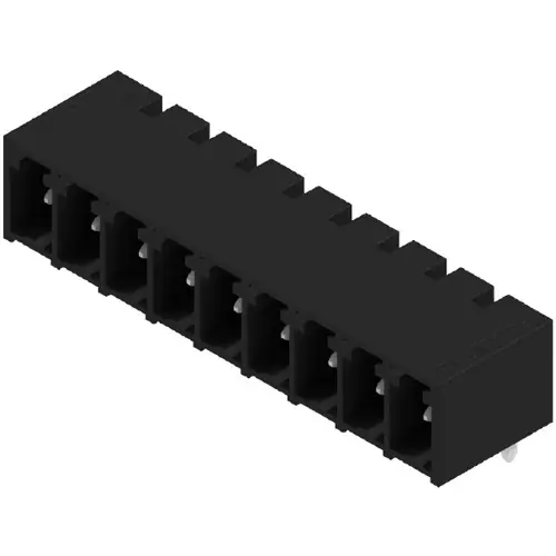 Stiftleiste, 9-polig, RM 3.81 mm, abgewinkelt, schwarz, 1862540000 Jetzt Bestellen