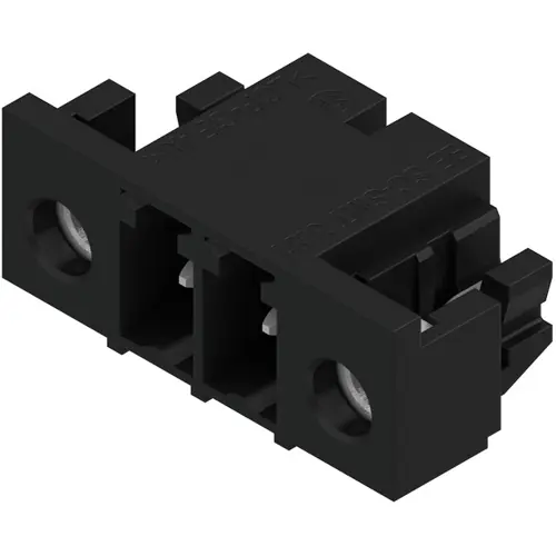 Jetzt Bestellen Stiftleiste, 2-polig, RM 3.81 mm, abgewinkelt, schwarz, 1862560000