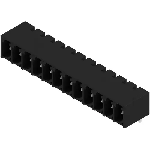 Stiftleiste, 12-polig, RM 3.81 mm, abgewinkelt, schwarz, 1862730000 Abverkauf