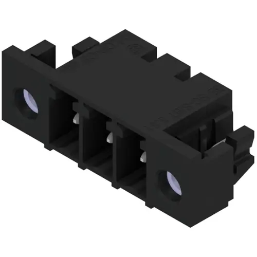 Markenprodukt Stiftleiste, 3-polig, RM 3.81 mm, abgewinkelt, schwarz, 1862750000